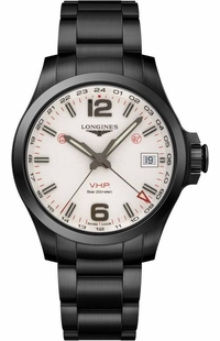 Longines Conquest V.H.P. GMT Silver Dial Men's Watch L3.718.2.76.6