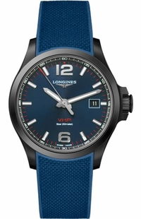 Longines Conquest V.H.P. Quartz Black Steel Men's Watch L3.726.2.96.9