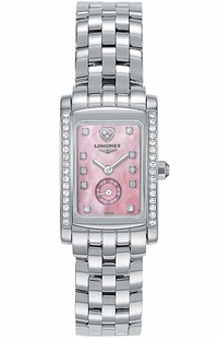 Longines DolceVita Pearl Pink & Diamond Dial Women's Watch L5.155.0.93.6