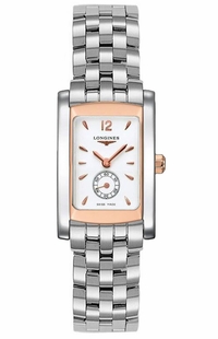 Longines DolceVita White Dial Rose Gold Women's Watch L5.155.5.18.6