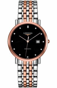 Longines Elegant Collection 37mm Diamond Women's Luxury Watch L4.810.5.57.7