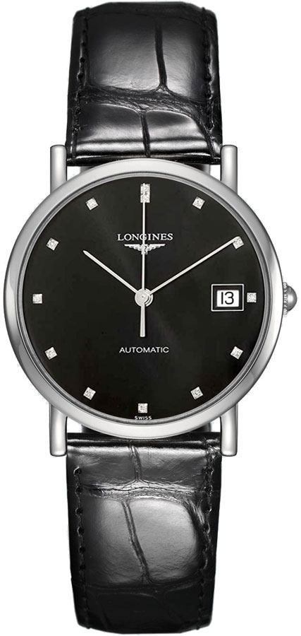 Longines Elegant Collection Black Womens Watch L4.809.4.57.2 display picture 1