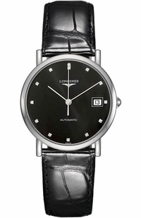 Longines Elegant Collection Black Dial Women's Watch L4.809.4.57.2