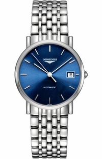 Longines Elegant Collection Blue Dial Women's Watch L4.809.4.92.6