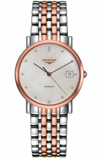 Longines Elegant Collection Rose Gold Automatic Watch L4.809.5.87.7