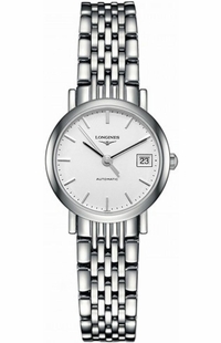 Longines Elegant Collection White Dial 25.5mm Women's Watch L4.309.4.12.6