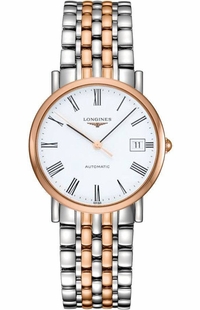 Longines Elegant Rose Gold & Steel Women's Watch L4.809.5.11.7