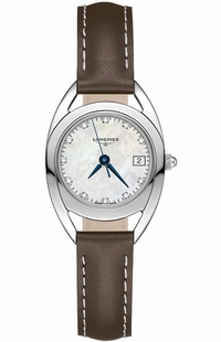 Longines Equestrian Collection 26mm Brown Leather Women's Watch L6.136.4.87.2