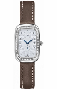 Longines Equestrian Collection Silver Dial Brown Leather Women's Watch L6.142.0.77.2