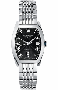 Longines Evidenza Black Roman Dial Women's Watch L2.142.4.51.6