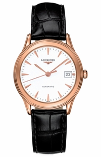 Longines Flagship 18k Rose Gold Men's Watch L4.774.8.22.2