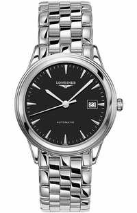 Longines Flagship Black Dial & Stainless Men's Watch L4.874.4.52.6