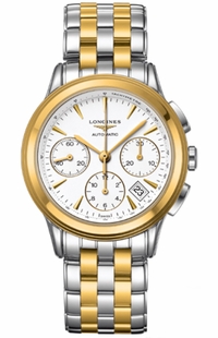 Longines Flagship Chronograph Gold & Stainless Men's Watch L4.803.3.22.7
