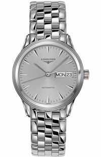 Longines Flagship Grey Dial Men's Swiss Authentic Watch L4.799.4.72.6
