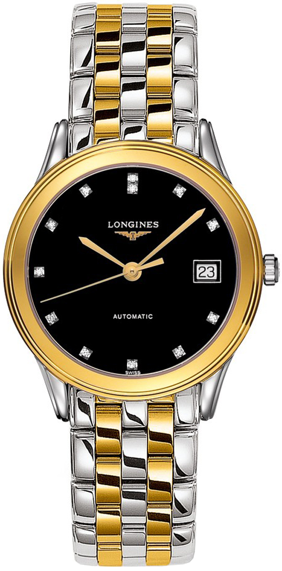 L47743577 Men's Longines Flagship Luxury Watch with Diamonds On Sale