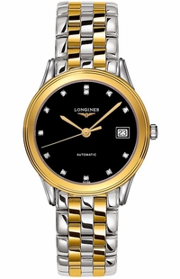 Longines Flagship Men's Black Dial Automatic Watch  L4.774.3.57.7