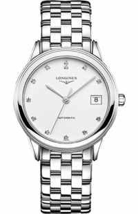 Longines Flagship White Diamond Dial Men's Watch L4.774.4.27.6