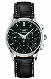 Longines Heritage Chronograph Black Dial Men's Watch L2.749.4.52.0