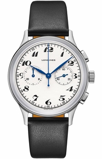 Longines Heritage Chronograph Silver Dial Men's Watch L2.827.4.73.0