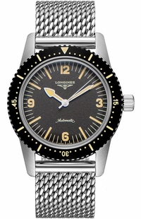 Longines Heritage Skin Diver Black Dial Men's Watch L2.822.4.56.6