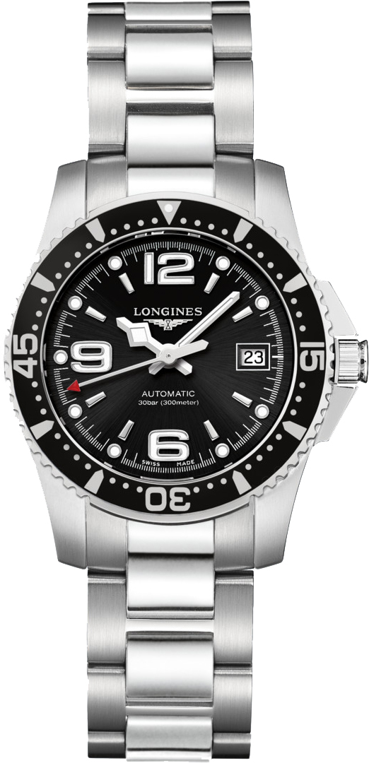 L3.284.4.56.6 Longines HydroConquest Ladies Automatic Black Dial 