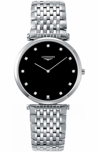 Longines La Grande Classique Black Dial Steel Watch L4.755.4.58.6