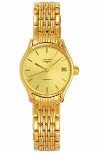 Longines Lyre Champagne Dial Automatic Women's Watch L4.360.2.32.8