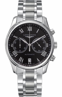 Longines Master Collection Chronograph Black Dial Men's Watch L2.629.4.51.6