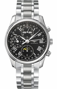 Longines Master Collection Chronograph Black Dial Men's Watch L2.673.4.51.6