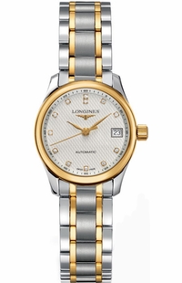 Longines Master Collection Diamond Dial Luxury Women's Watch L2.128.5.77.7