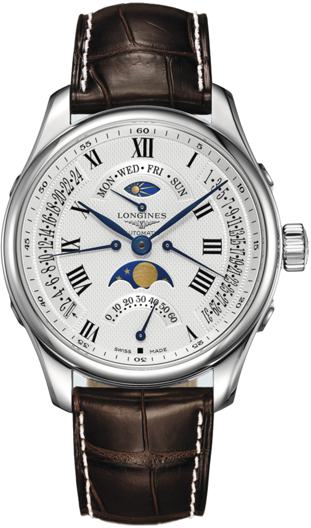 L2.739.4.71.3 Longines Master Collection Mens Automatic Brown