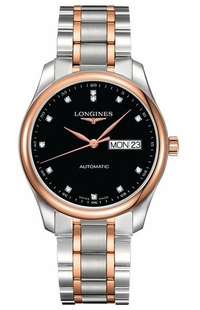 Longines Master Collection Rose Gold & Steel Men's Watch L2.755.5.59.7