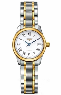 Longines Master Collection Two-tone White Dial Women's Watch L2.257.5.11.7
