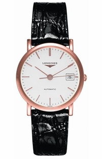 Longines Presence White Dial Rose Gold 34.5mm Ladies Watch L4.778.8.12.0