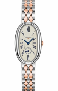 Longines Symphonette 18k Rose Gold & Steel Women's Watch L2.306.5.71.7