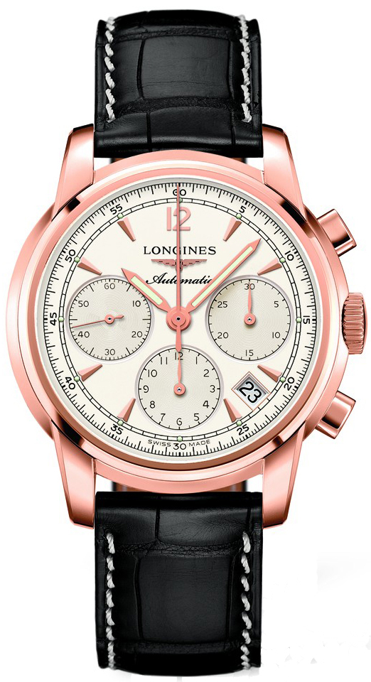 シャンソンシャンソニエミルク2本 L2.752.8.72.3 Longines Chronograph Mens Watch