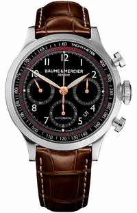Men's Baume & Mercier Capeland Black Dial Chronograph Watch 10067