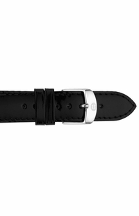 Michele 16mm Black Patent Leather Strap MS16AA050001