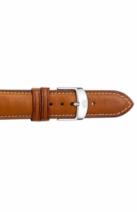 Michele 16mm Brown Saddle Calfskin Strap MS16AA270216