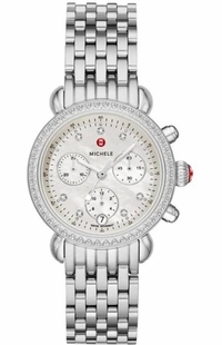 Michele CSX-36 Steel & Diamond Women's Watch MWW03C000513