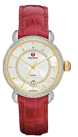 Michele CSX Elegance MWW03T000046 - 2 Tone - Yellow Gold & Stainless - White main image 3