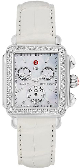Michele Diamond Deco Watch + 3 Auth Michele Bands Deco Diamond Stainless Steel Watch MWW06A000778 - MICHELE® main image 2