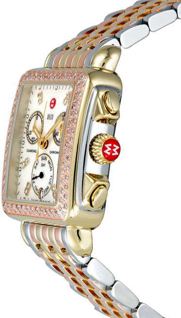 Brand New Michele Deco Day Timepiece Model MWW06P000077 Tri  display picture 2