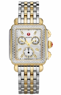 Michele Deco Diamond Two-tone Women's Watch MWW06P000108