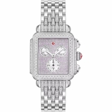 Michele Deco Limited Edition Pave Sapphire Dial Women's Watch MWW06A000803