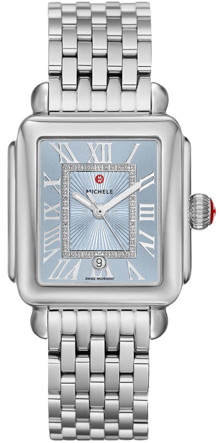 Michele Deco Madison Stainless Steel - Silver Watch with Diamonds 87583_0.png main image 3