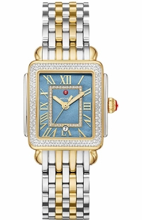 Michele Deco Madison Mid Ocean Blue Women's Watch MWW06G000036