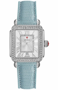 Michele Deco Madison Mid White Diamond Dial Watch MWW06G000009