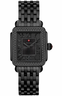 Michele Deco Madison Noir Black Women's Watch MWW06T000215