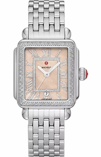 Michele Deco Madison Stainless Steel Quartz Women's Watch MWW06T000267